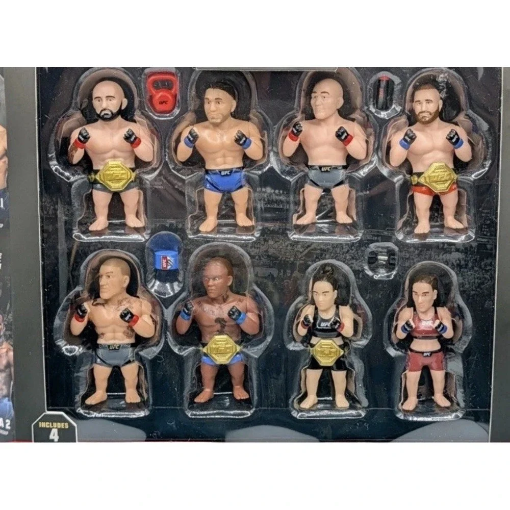 UFC Collectible Fights Octagon Fighters PMI Collectible Fights 8 Figurines‎ Set